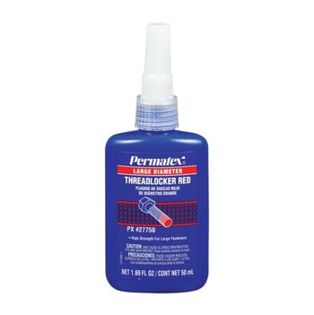 PERMATEX ROUGE FILETAGE HAUTE RÉSISTANCE ET TEMPÉRATURE 50mL