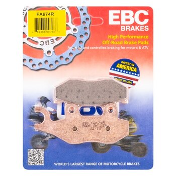 EBC â??Râ?? Long Life Sintered Brake Pad Sintered metal Rear FA131R Convient à Honda, Convient à Kawasaki, Convient à Suzuki, Convient à Yamaha, Fits Gas Gas