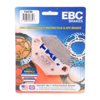 EBC â??Râ?? Long Life Sintered Brake Pad Sintered metal Rear FA131R Convient à Honda, Convient à Kawasaki, Convient à Suzuki, Convient à Yamaha, Fits Gas Gas