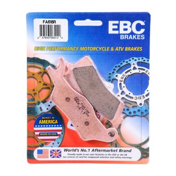 EBC â??Râ?? Long Life Sintered Brake Pad Sintered metal Rear FA152R Fits Kawasaki, Fits Suzuki, Fits Yamaha