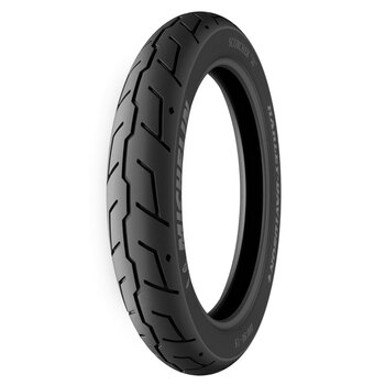 Pneu Michelin Scorcher 31 Tubeless (TL), type de chambre à air (TT) avant 80/90 21 54H (210 km/h / 467 lbs) 80 biais 90 21