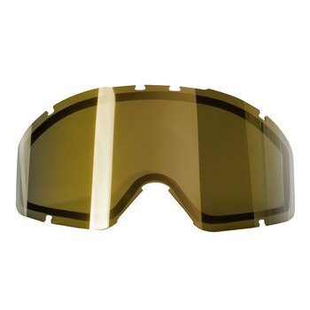 CKX 210Â° Isolated Goggles Lens, Winter Yellow Men, Women Double Pre curved, Anti scratch, Anti fog