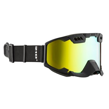 CKX Électrique 210° Masque avec ventilation contrôlée pour Backcountry Noir Mat Double, Electric Anti fog, Anti scratch