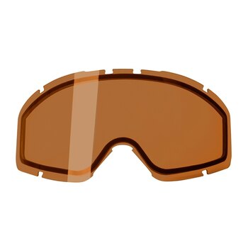 CKX 210Â° Isolated Goggles Lens, Winter Amber Unisex VLT 58% Double, Electric Pre curved, Anti scratch, Anti fog