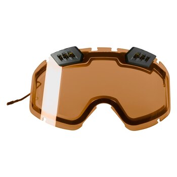 CKX Electric 210Â° Goggles with Controlled Ventilation for Backcountry Matte Black Double, Electric Anti fog, Anti scratch