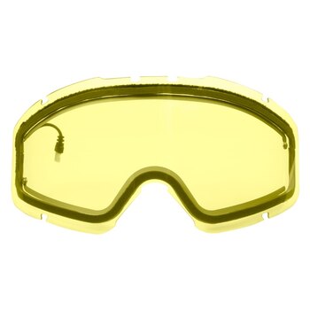 CKX 210Â° Isolated Goggles Lens, Winter Amber Unisex VLT 58% Double Pre curved, Anti scratch, Anti fog