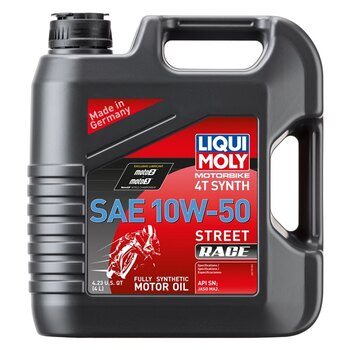 Liqui Moly Oil 4T Synthétique Street Race 5W40