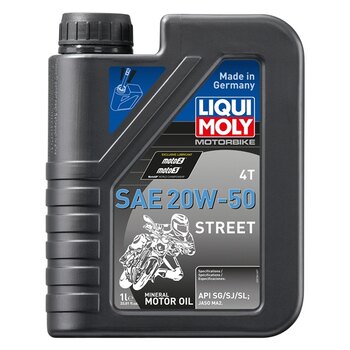 Liqui Moly Huile 4T Minérale Basic Street 10W40 1 L / 0,26 G