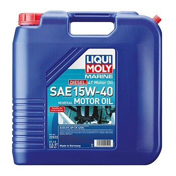 Liqui Moly 15W40 Marine Oil Motor diesel 15W40 20 L /5.28 G