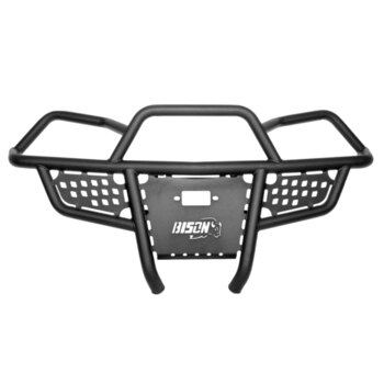 Bison Bumpers Hunter Pare-chocs avant en acier pour Honda Noir brillant