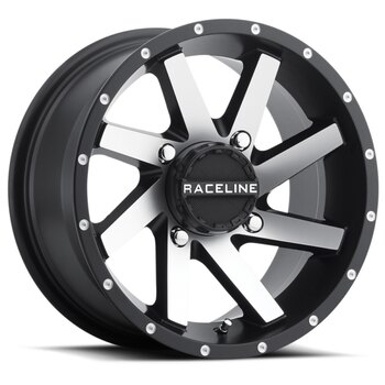 Raceline Wheels Twist Wheel 14x7 4/156 43 Noir, Gris