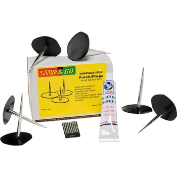 Kit de remplacement de pneus STOP & GO Noir