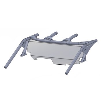 Pare-brise inclinable Direction 2 pour Can am Lexan en polycarbonate inclinable