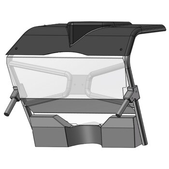 Direction 2 Full Windshield Fits CFMoto 1/4″ Fixed