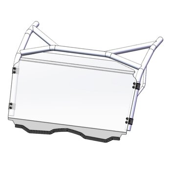 Direction 2 Full Windshield Fits CFMoto 1/4″ Fixed