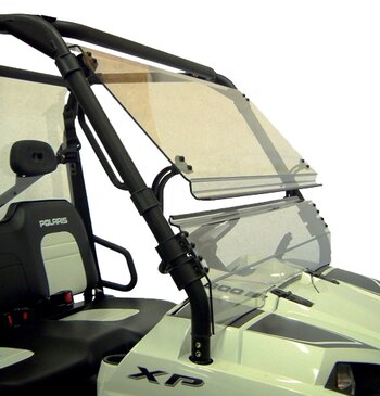 Direction 2 Pare-brise inclinable résistant aux rayures pour Polaris complet, inclinable