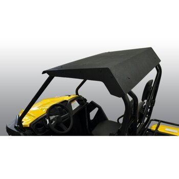 Toit de cabine Super ATV pour Polaris Construction robuste en plastique moulé de 6 mm Plastique noir