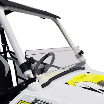 Pare-brise arrière Direction 2 résistant aux rayures pour Polaris arrière