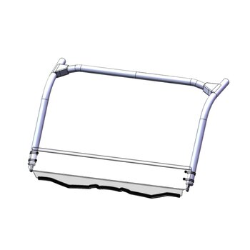 Direction 2 Short Windshield Fits Polaris MR10 Lexan Polycarbonate 1/4″ Low, Fixed