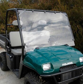 Pare-brise complet Super ATV pour Polaris, revêtement dur optique en polycarbonate XR