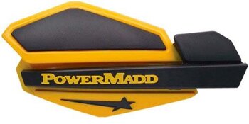 COUVERCLES D'ÉVENT DE GARDE-MAINS POWERMADD STAR SERIES Argent