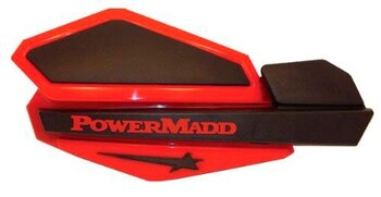 POWERMADD Système de protège-mains Star Series Rouge, noir Pour Polaris