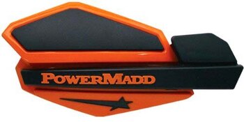 COUVERCLES D'ÉVENT DE GARDE-MAINS POWERMADD STAR SERIES Argent