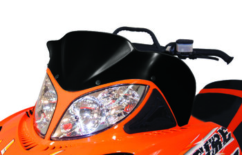 Pare-brise Powermadd Cobra compatible avec Yamaha, compatible avec Arctic Cat