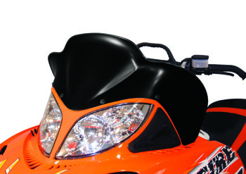 Pare-brise Powermadd Cobra compatible avec Yamaha, compatible avec Arctic Cat