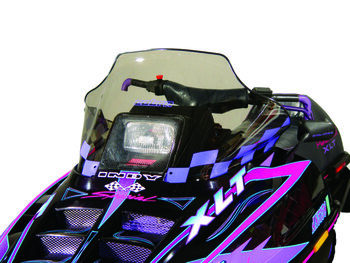 Powermadd Cobra Windshield Fits Polaris 15.5″ 0.08″ Evolved