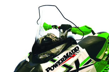 Pare-brise Powermadd Cobra compatible avec Yamaha, compatible avec Arctic Cat