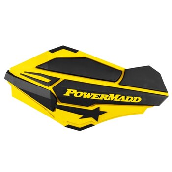 POWERMADD Sentinel Protège-mains Noir, Charbon de bois Motoneige, VTT, Moto Universel