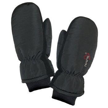 NAT'S Gants d'hiver en polyester pour femme S Noir