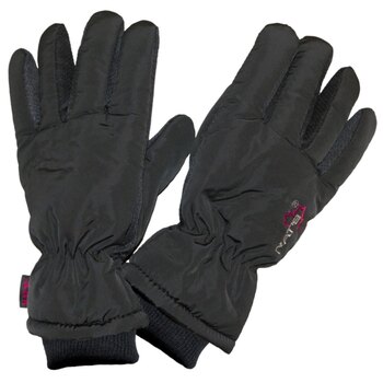 NAT'S Mitaines d'hiver en polyester pour hommes M Noir