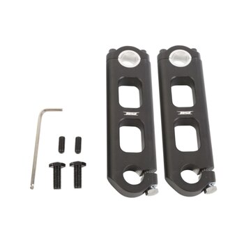 RSI Pivoting Handlebar Risers Black 5″ N/A