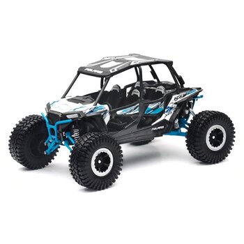 NEW RAY TOYS Polaris Scale Model RZR 4 XP Turbo Noir, Rouge