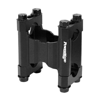 POWERMADD Swivel Riser Block Black 4.25″ wide handlebar 8″ Fits Arctic cat, Fits Polaris, Fits Ski doo, Fits Yamaha