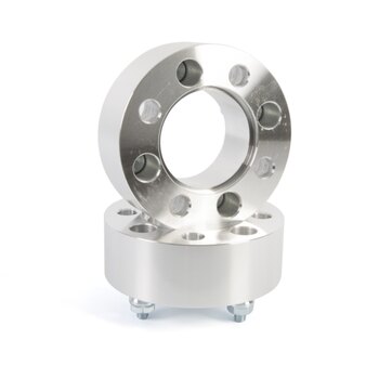 High Lifter Wide Trac Aluminum Wheel Spacer Silver +2″