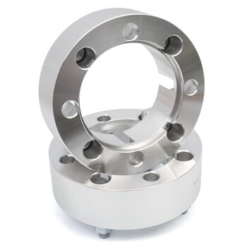 High Lifter Wide Trac Aluminum Wheel Spacer Silver +2″