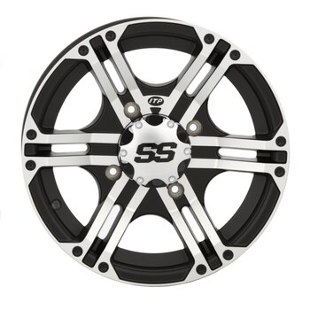 Jante ITP SS Alloy SS212 14x6 4/137 42 Noir Mat Avant/Arrière