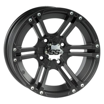 Jante ITP SS Alloy SS212 12x7 4/137 52 Noir, Usiné Avant/Arrière