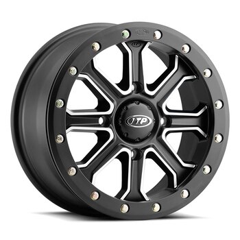 Raceline Wheels Roue Ryno Beadlock 14x7 4/137 52 Noir Mat