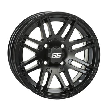 Jante ITP SS Alloy SS212 12x7 4/137 52 Noir, Usiné Avant/Arrière