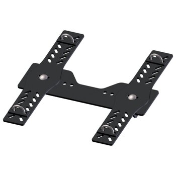 KFI Products Support de chasse-neige Noir UTV 105785# Compatible avec Polaris Mid