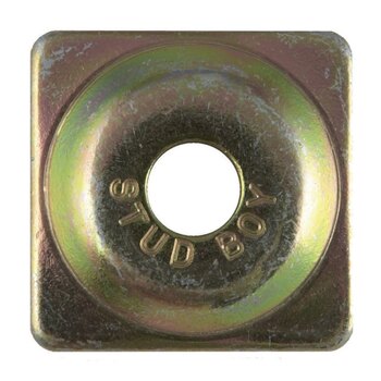 PLAQUE D'APPUI DE GOUJON DE MOTONEIGE CARRÉ EN ALUMINIUM STUD BOY 5/16 0