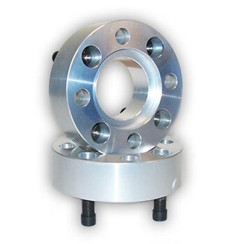 High Lifter Wide Trac Aluminum Wheel Spacer Silver +2″