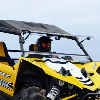 Super ATV Flip up Windshield Fits Can am Polycarbonate Flip