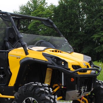 Pare-brise complet Super ATV compatible avec Can am Revêtement dur en polycarbonate XR