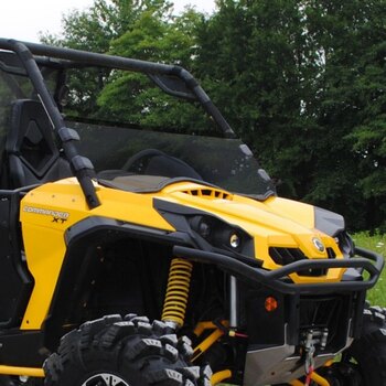 Pare-brise complet Super ATV compatible avec Can am Revêtement dur en polycarbonate XR