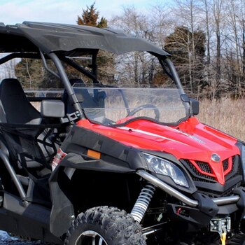 Pare-brise rabattable Super ATV pour CFMoto en acrylique